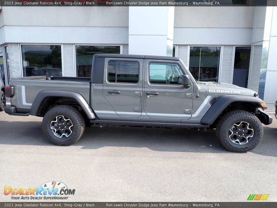 2023 Jeep Gladiator Rubicon 4x4 Sting-Gray / Black Photo #6