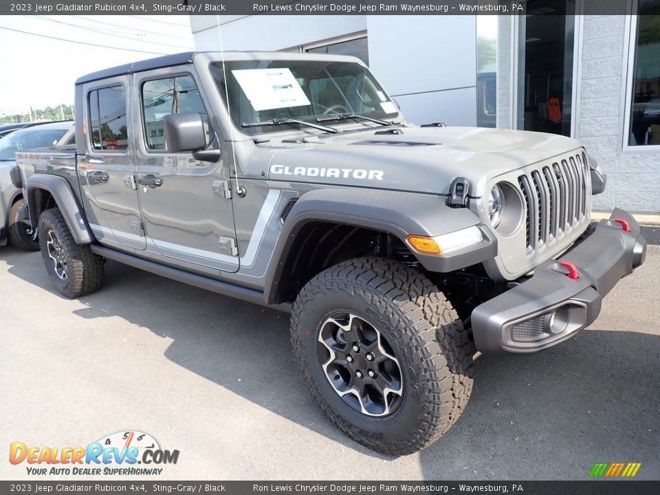 2023 Jeep Gladiator Rubicon 4x4 Sting-Gray / Black Photo #7