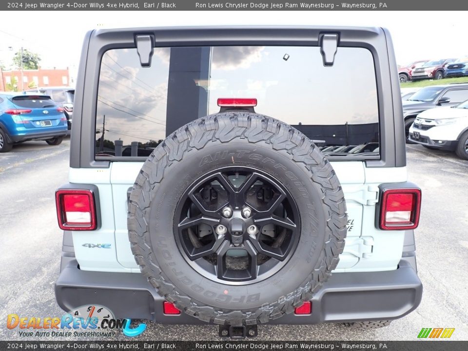 2024 Jeep Wrangler 4-Door Willys 4xe Hybrid Earl / Black Photo #4