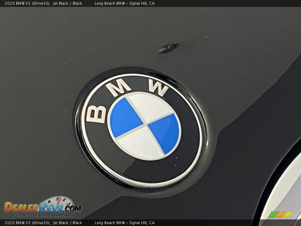 2020 BMW X3 sDrive30i Jet Black / Black Photo #7