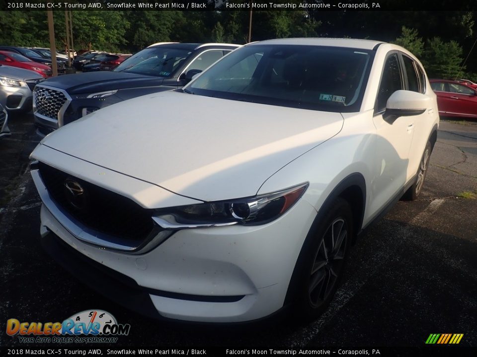 2018 Mazda CX-5 Touring AWD Snowflake White Pearl Mica / Black Photo #1