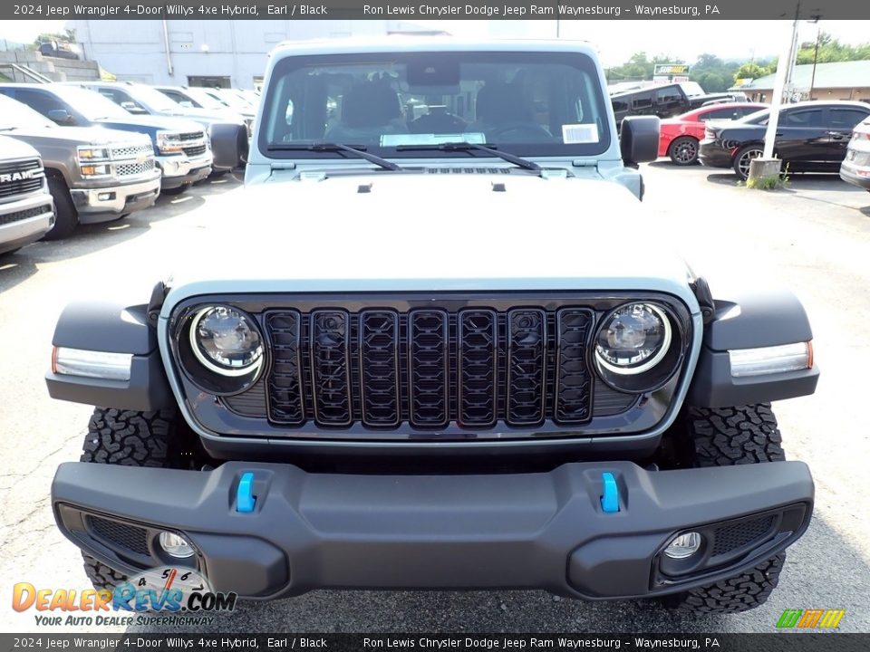 2024 Jeep Wrangler 4-Door Willys 4xe Hybrid Earl / Black Photo #9