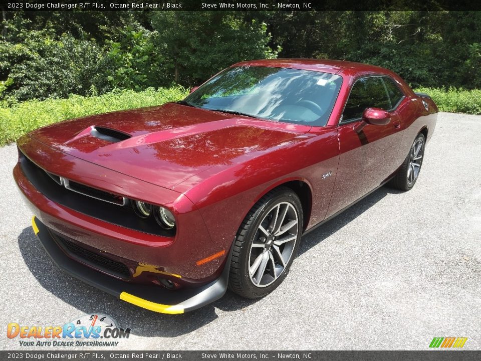 2023 Dodge Challenger R/T Plus Octane Red Pearl / Black Photo #2