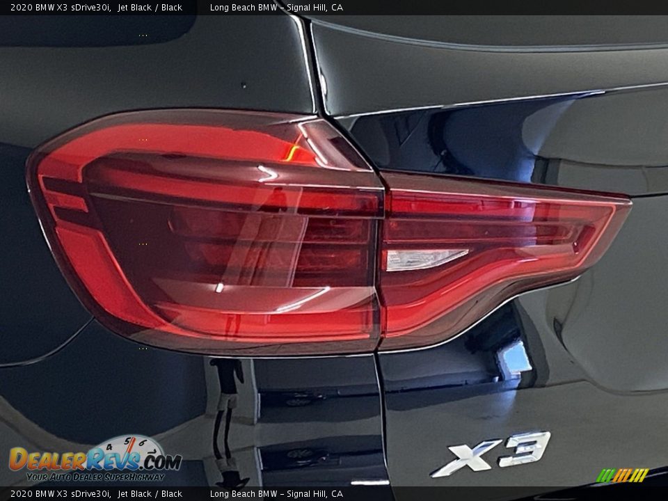 2020 BMW X3 sDrive30i Jet Black / Black Photo #8