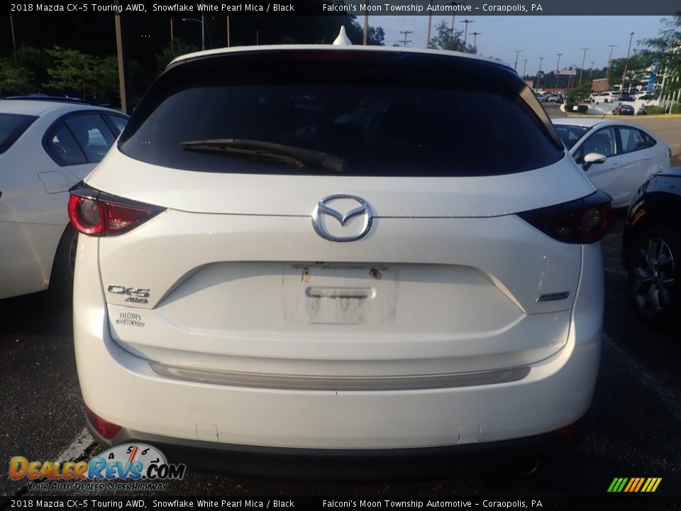 2018 Mazda CX-5 Touring AWD Snowflake White Pearl Mica / Black Photo #3