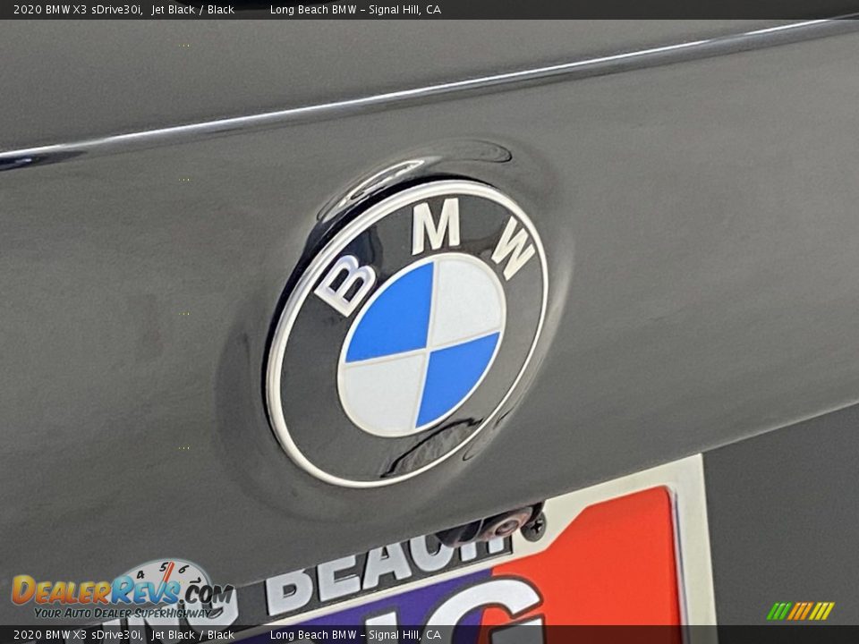 2020 BMW X3 sDrive30i Jet Black / Black Photo #9