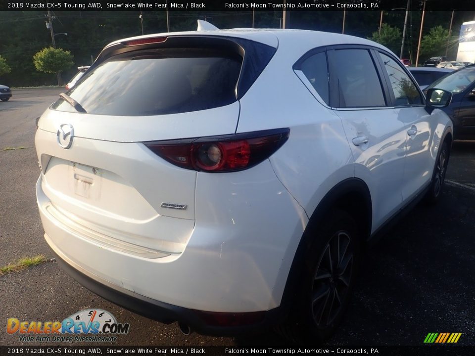 2018 Mazda CX-5 Touring AWD Snowflake White Pearl Mica / Black Photo #4