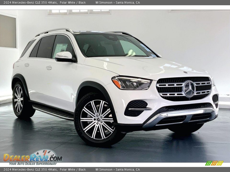 2024 Mercedes-Benz GLE 350 4Matic Polar White / Black Photo #12