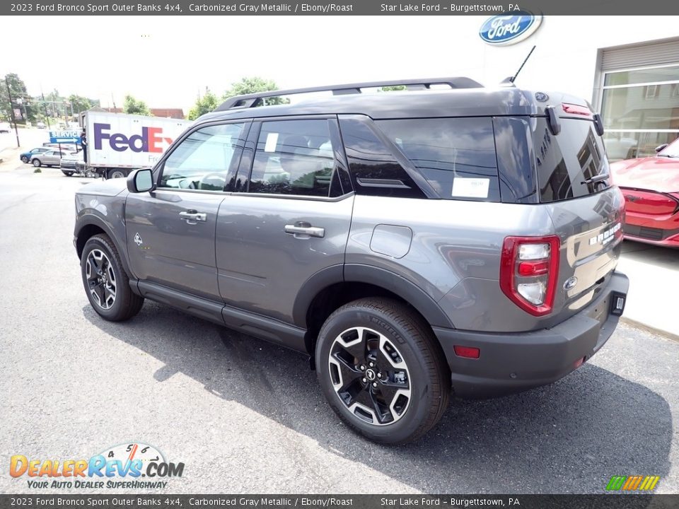 2023 Ford Bronco Sport Outer Banks 4x4 Carbonized Gray Metallic / Ebony/Roast Photo #3