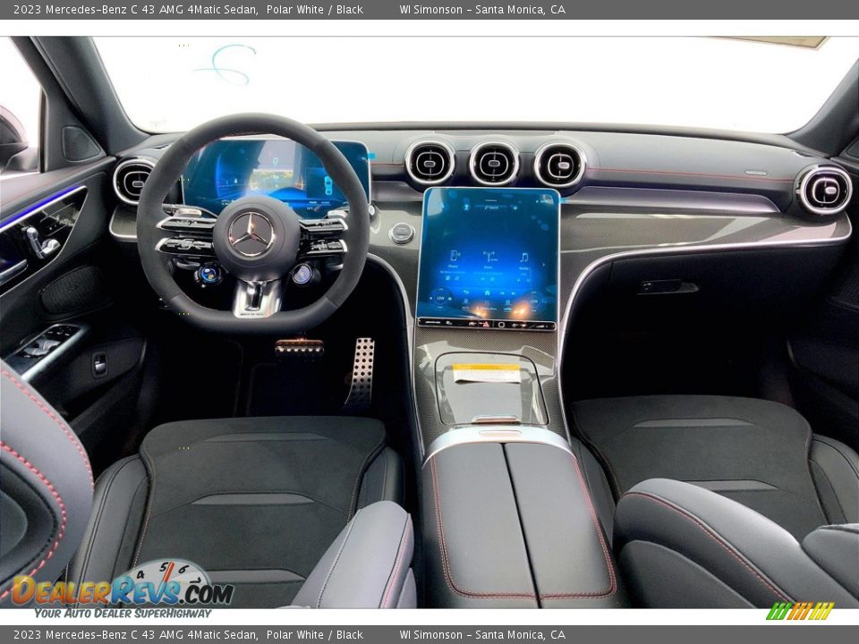 2023 Mercedes-Benz C 43 AMG 4Matic Sedan Polar White / Black Photo #6