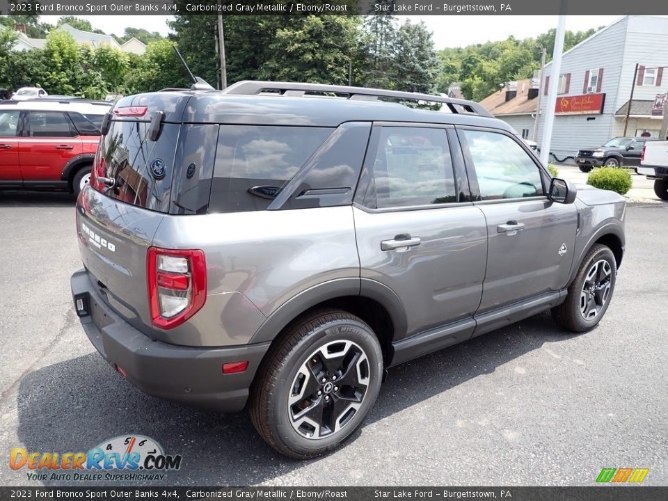 Carbonized Gray Metallic 2023 Ford Bronco Sport Outer Banks 4x4 Photo #5