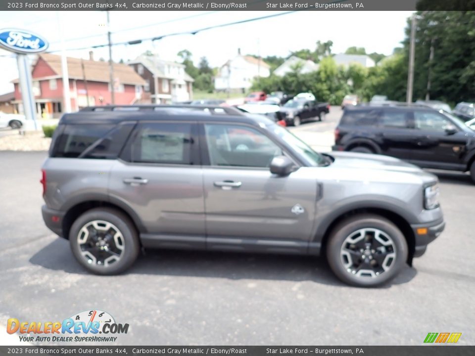 2023 Ford Bronco Sport Outer Banks 4x4 Carbonized Gray Metallic / Ebony/Roast Photo #6