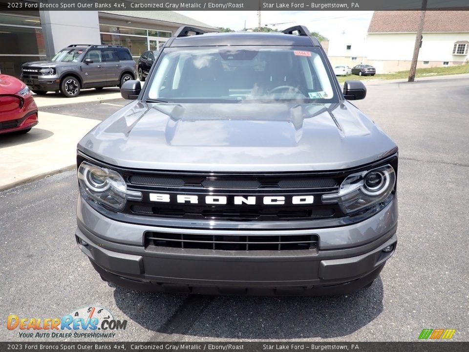 2023 Ford Bronco Sport Outer Banks 4x4 Carbonized Gray Metallic / Ebony/Roast Photo #8