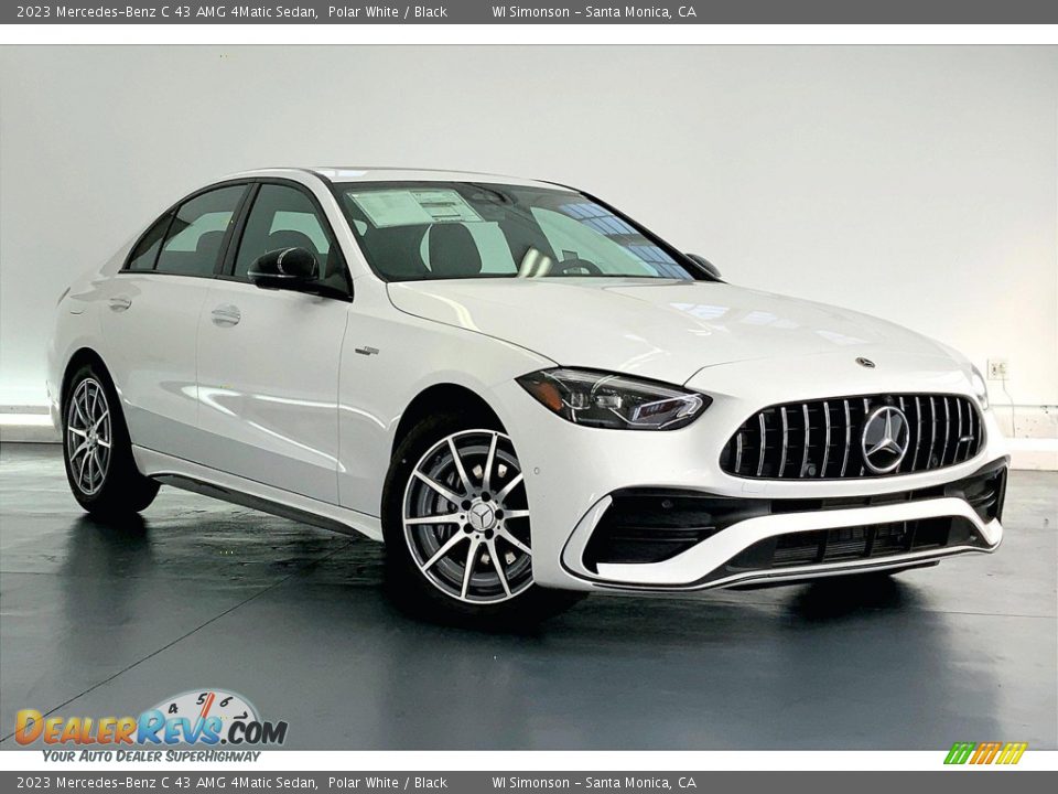 2023 Mercedes-Benz C 43 AMG 4Matic Sedan Polar White / Black Photo #12