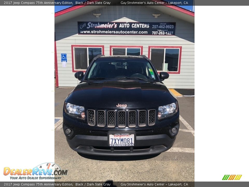 2017 Jeep Compass 75th Anniversary Edition Black / Dark Slate Gray Photo #2