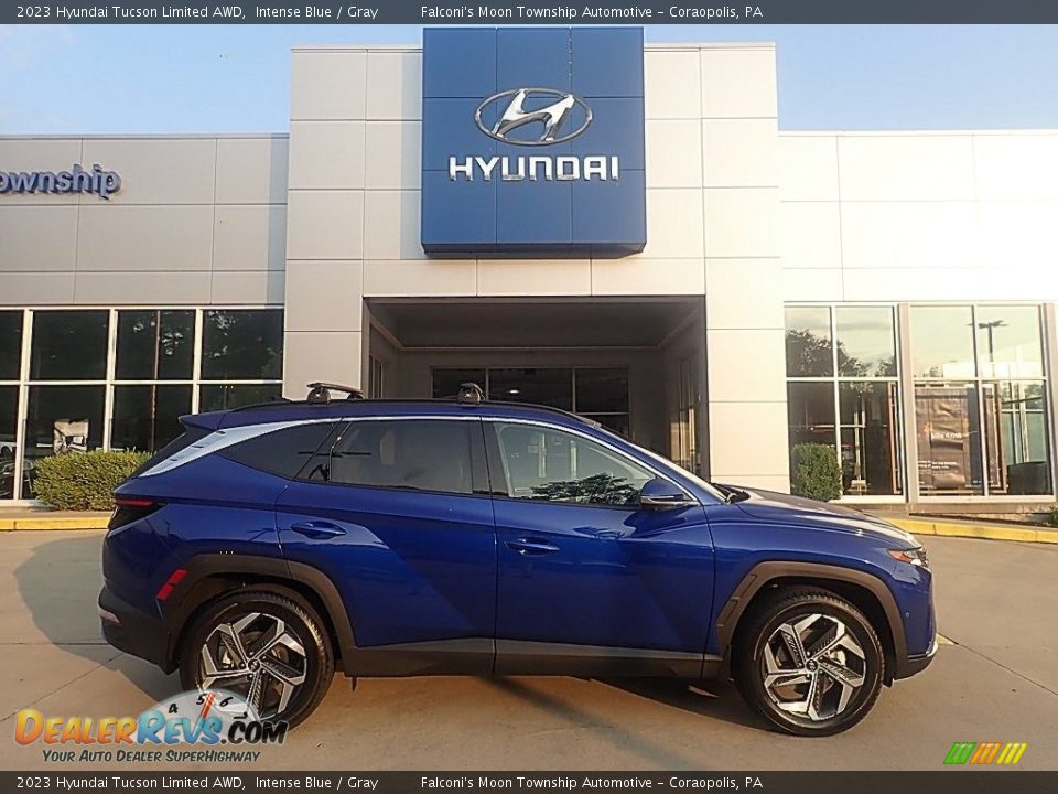 2023 Hyundai Tucson Limited AWD Intense Blue / Gray Photo #1