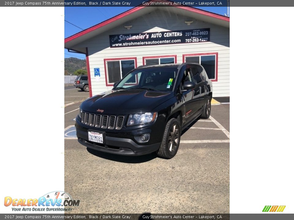 2017 Jeep Compass 75th Anniversary Edition Black / Dark Slate Gray Photo #3