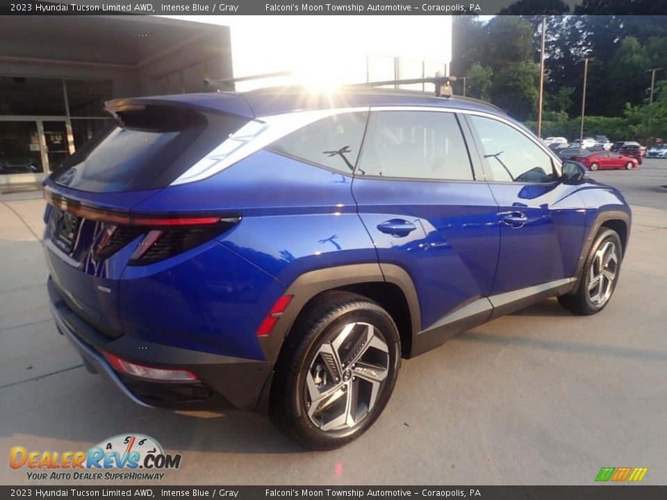 2023 Hyundai Tucson Limited AWD Intense Blue / Gray Photo #2