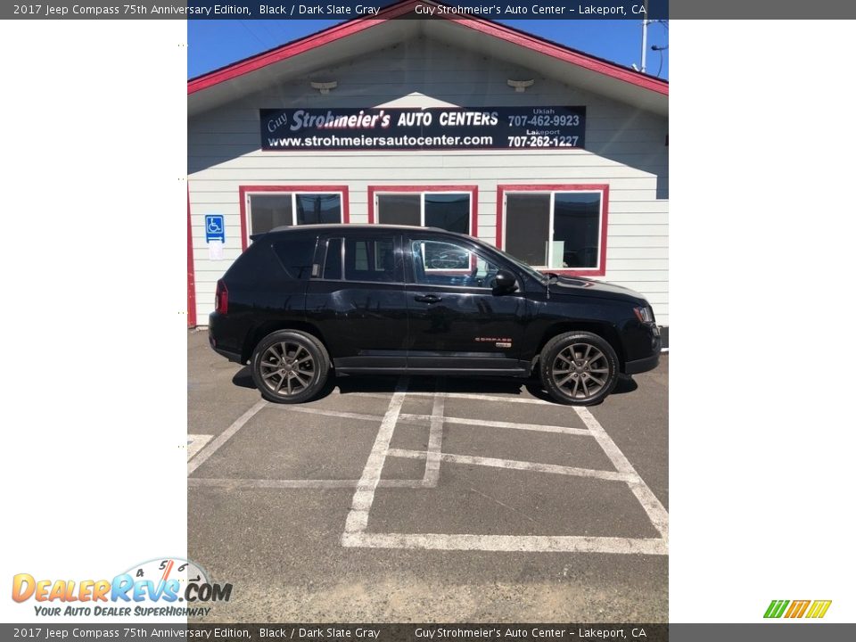 2017 Jeep Compass 75th Anniversary Edition Black / Dark Slate Gray Photo #4