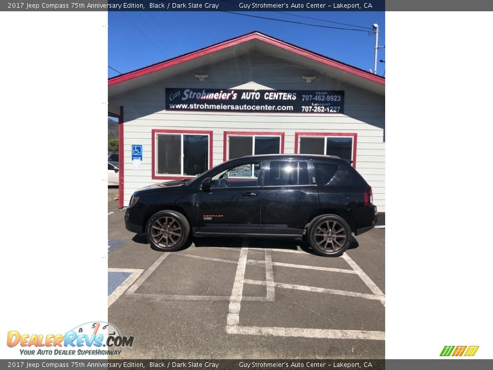 2017 Jeep Compass 75th Anniversary Edition Black / Dark Slate Gray Photo #5