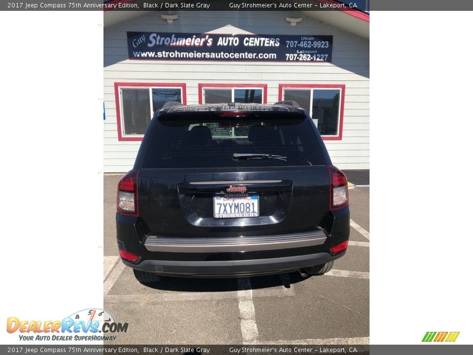 2017 Jeep Compass 75th Anniversary Edition Black / Dark Slate Gray Photo #7