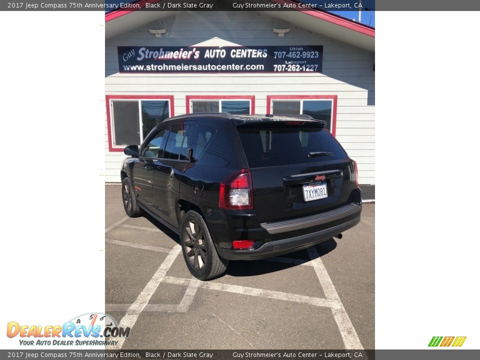 2017 Jeep Compass 75th Anniversary Edition Black / Dark Slate Gray Photo #8