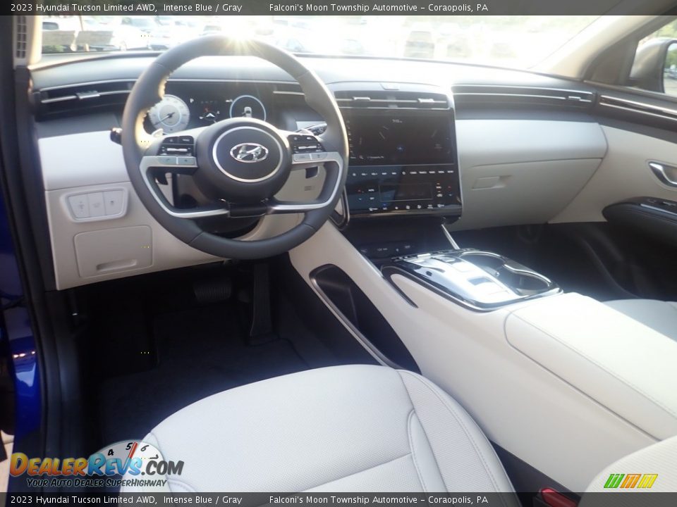 2023 Hyundai Tucson Limited AWD Intense Blue / Gray Photo #13