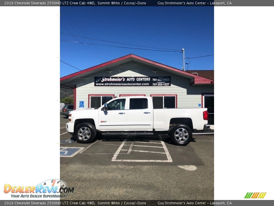 2019 Chevrolet Silverado 2500HD LTZ Crew Cab 4WD Summit White / Cocoa/­Dune Photo #5