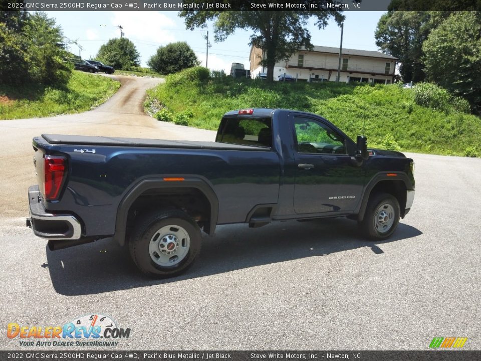 2022 GMC Sierra 2500HD Regular Cab 4WD Pacific Blue Metallic / Jet Black Photo #6