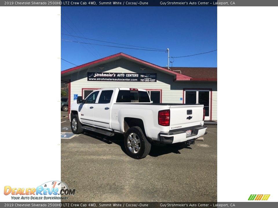 2019 Chevrolet Silverado 2500HD LTZ Crew Cab 4WD Summit White / Cocoa/­Dune Photo #6