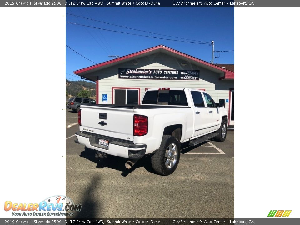 2019 Chevrolet Silverado 2500HD LTZ Crew Cab 4WD Summit White / Cocoa/­Dune Photo #8