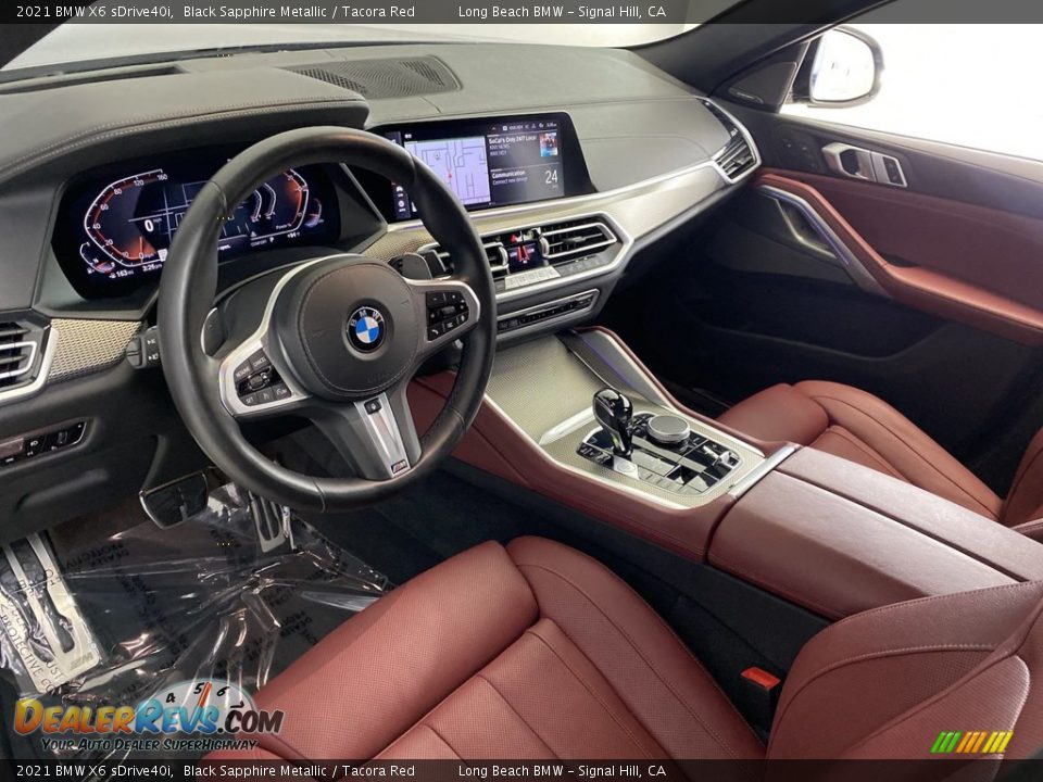 Tacora Red Interior - 2021 BMW X6 sDrive40i Photo #15