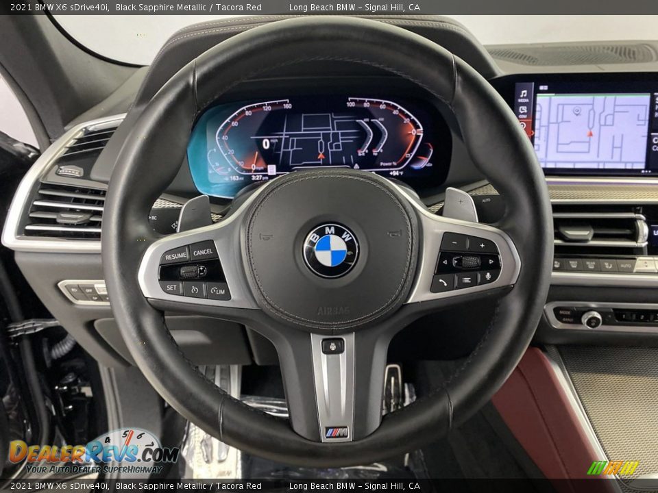 2021 BMW X6 sDrive40i Steering Wheel Photo #17