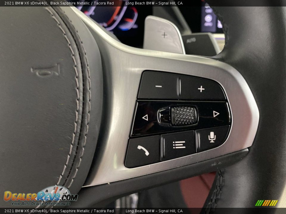 2021 BMW X6 sDrive40i Steering Wheel Photo #19