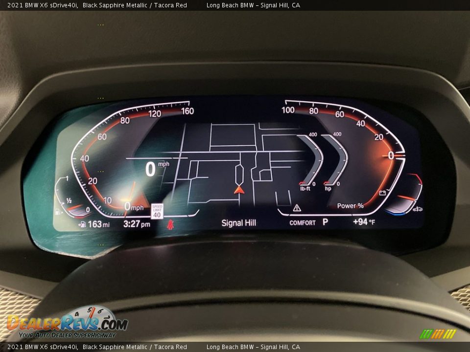 2021 BMW X6 sDrive40i Gauges Photo #20