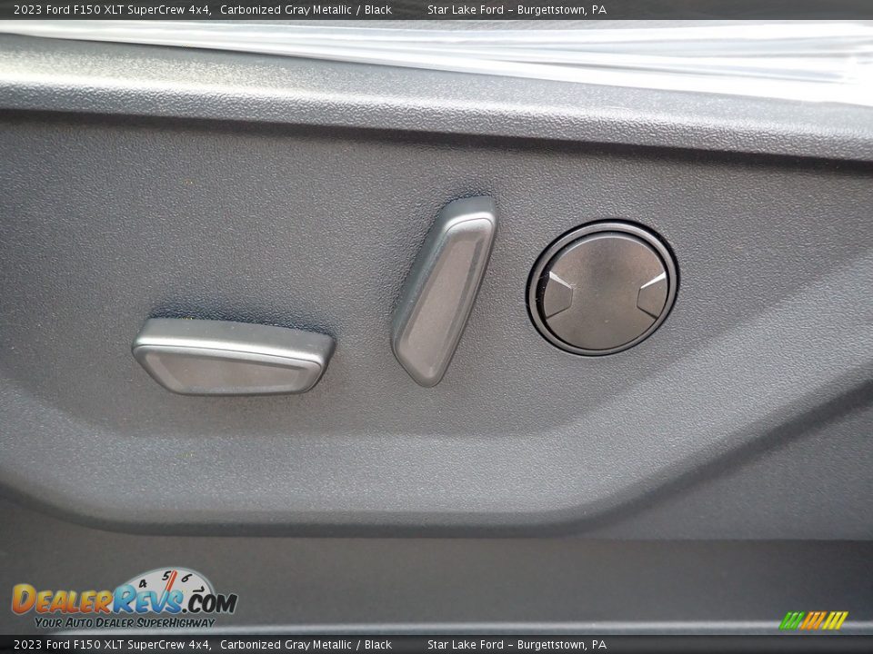 2023 Ford F150 XLT SuperCrew 4x4 Carbonized Gray Metallic / Black Photo #14