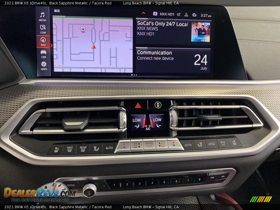 Controls of 2021 BMW X6 sDrive40i Photo #22