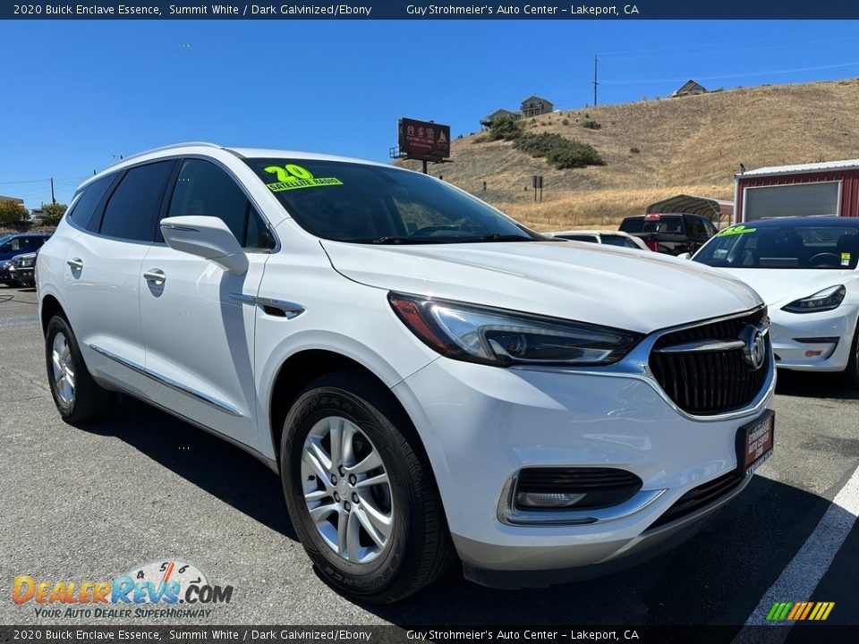 2020 Buick Enclave Essence Summit White / Dark Galvinized/Ebony Photo #1