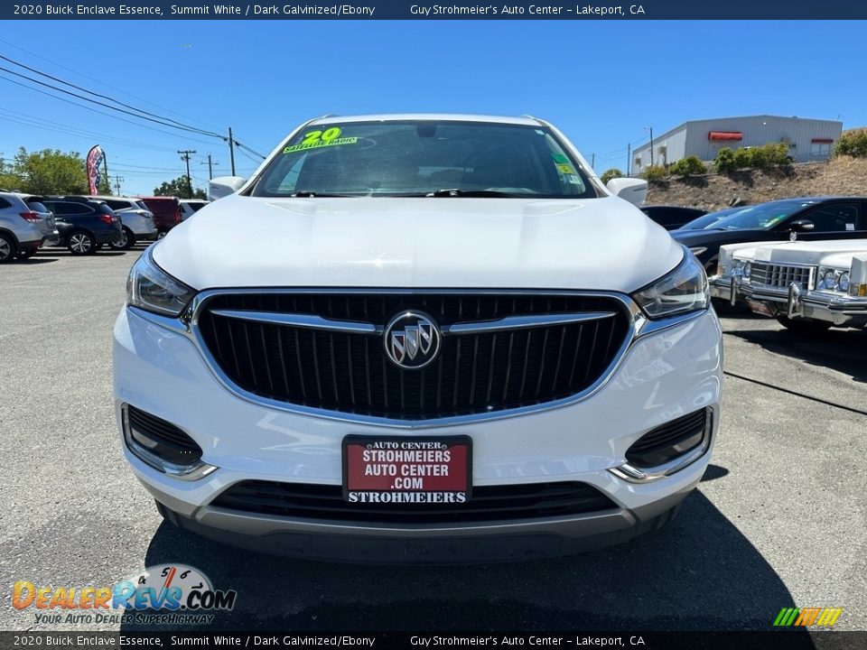 2020 Buick Enclave Essence Summit White / Dark Galvinized/Ebony Photo #2