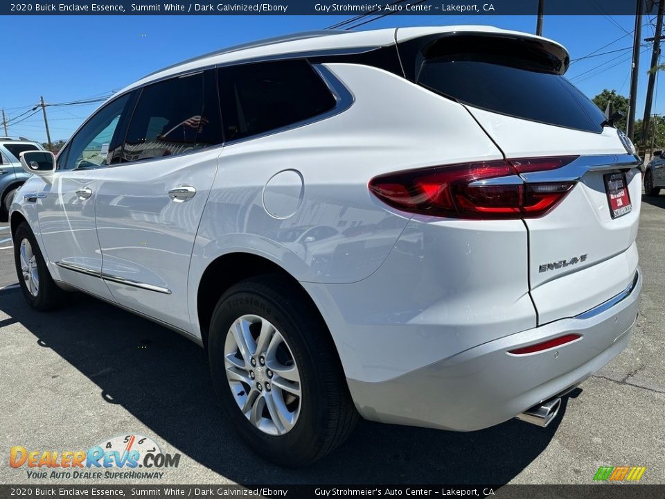 2020 Buick Enclave Essence Summit White / Dark Galvinized/Ebony Photo #4