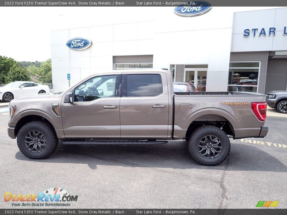 2023 Ford F150 Tremor SuperCrew 4x4 Stone Gray Metallic / Black Photo #2