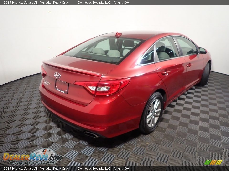 2016 Hyundai Sonata SE Venetian Red / Gray Photo #14