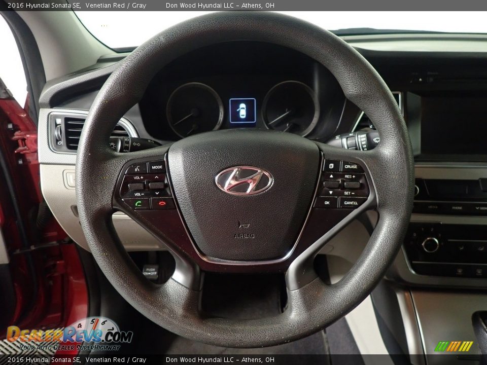 2016 Hyundai Sonata SE Venetian Red / Gray Photo #21