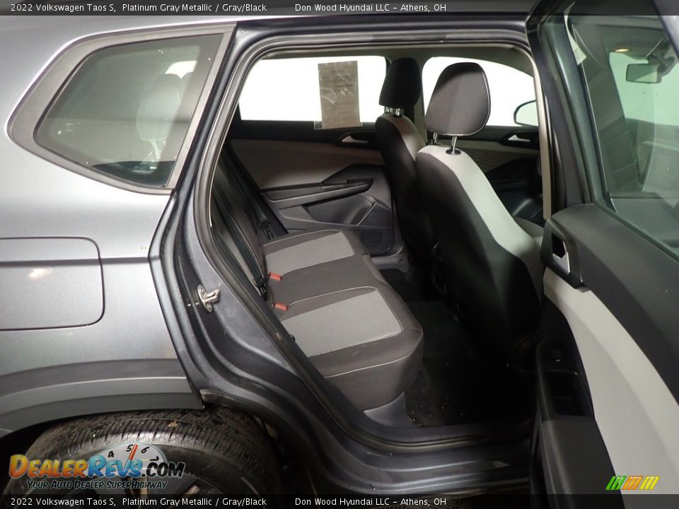 Rear Seat of 2022 Volkswagen Taos S Photo #32