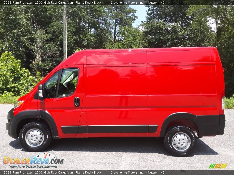 Flame Red 2023 Ram ProMaster 1500 High Roof Cargo Van Photo #1