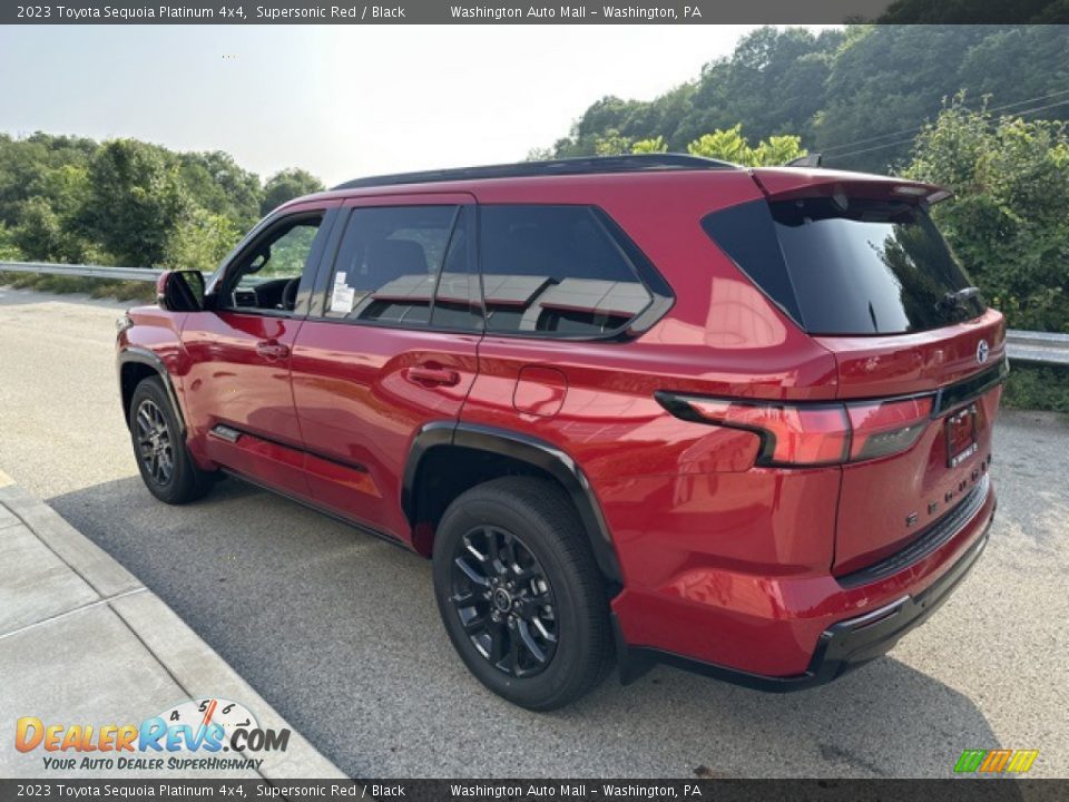 2023 Toyota Sequoia Platinum 4x4 Supersonic Red / Black Photo #2