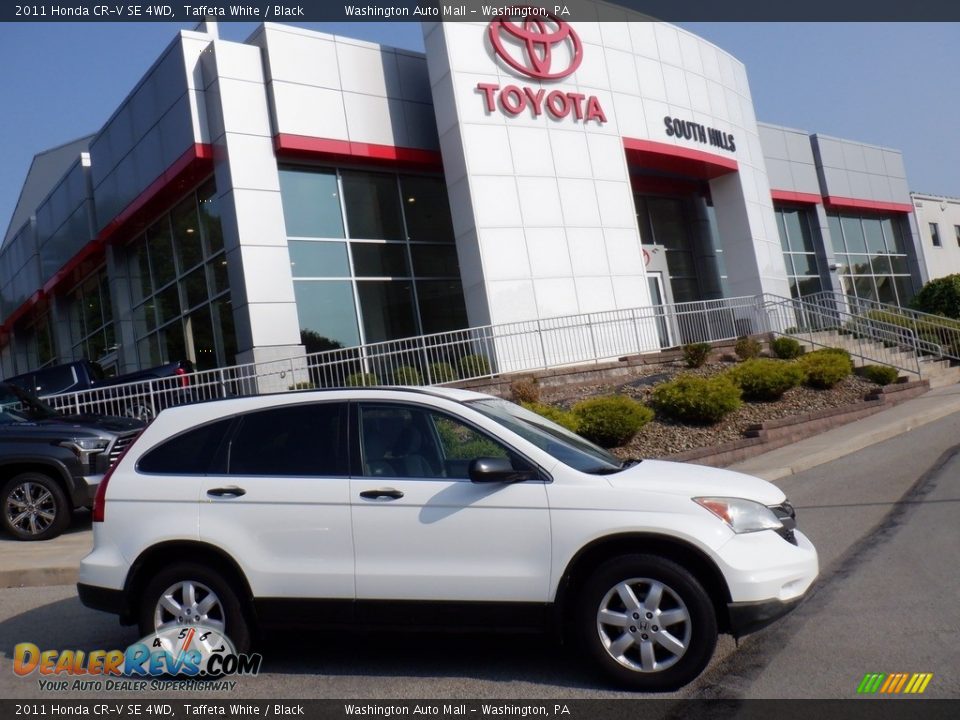 2011 Honda CR-V SE 4WD Taffeta White / Black Photo #2