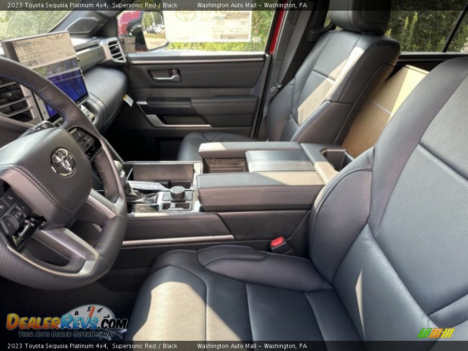 Front Seat of 2023 Toyota Sequoia Platinum 4x4 Photo #4