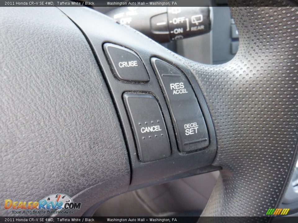 2011 Honda CR-V SE 4WD Taffeta White / Black Photo #6