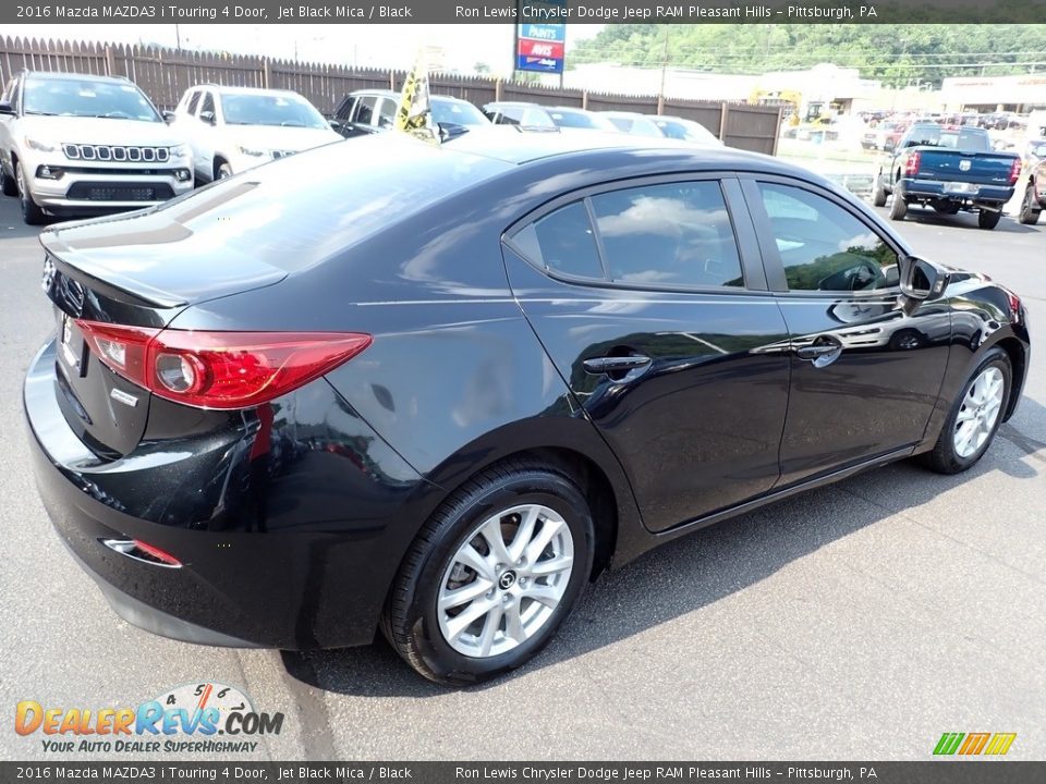 2016 Mazda MAZDA3 i Touring 4 Door Jet Black Mica / Black Photo #6